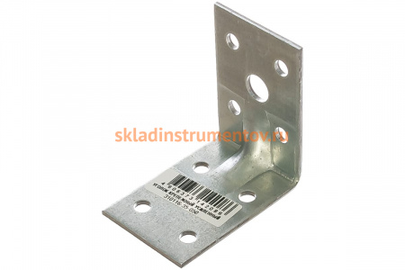 Крепежный угол Зубр МАСТЕР усиленный 35х50х50мм, 1шт 310116-35-050