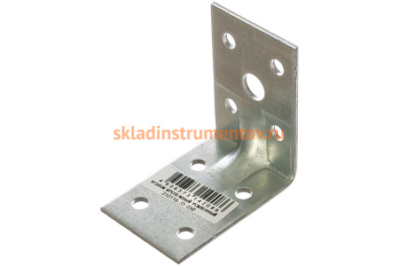 Крепежный угол Зубр МАСТЕР усиленный 35х50х50мм, 1шт 310116-35-050