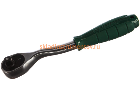 Трещотка с быстрым сбросом Hans 3/8" с изогнутой рукояткой 72 зуба 3162GQ