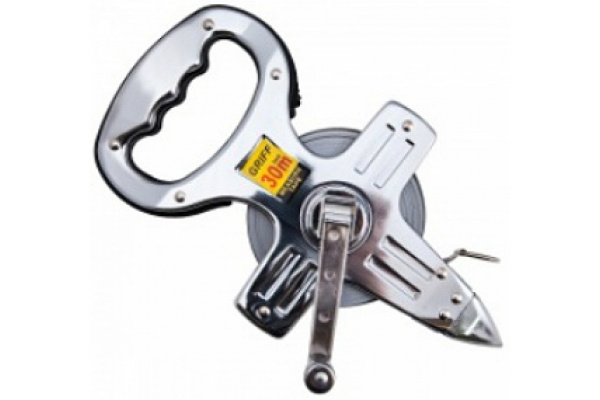 Геодезическая открытая рулетка с металлической лентой 30мх13мм GRIFF 019519