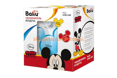 Ультразвуковой увлажнитель Ballu Disney UHB-240 blue/голубой Ультразвуковой увлажнитель Ballu Disney UHB-240 blue/голубой
