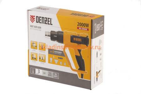 Технический фен DENZEL HG-2000M 28005