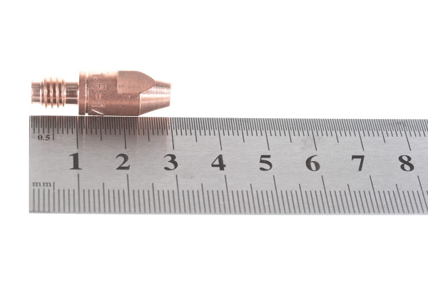 Наконечник токопроводящий (Cu–Cr–Zr; М8х30; 1.6 мм) для горелок MIG/MAG Сварог ICU0005-86
