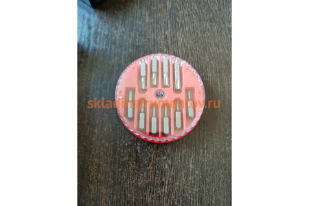 Набор вставок с отверстием, в боксе 1/4 DR торкс T7H-T40H 10шт JTC 5363