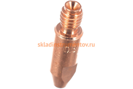 Наконечник (М6; 28 мм; 0.8 мм; E-Cu) Foxweld 3048