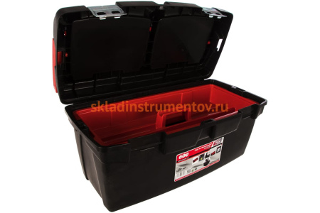 Ящик для инструментов 600x305x295 мм, +лоток + 2 съемных органайзера Tayg 167003