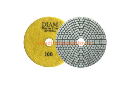 Круг алмазный гибкий шлифовальный АГШК Master Line Universal №100 (125х2.5 мм) DIAM 000644
