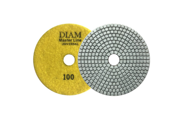 Круг алмазный гибкий шлифовальный АГШК Master Line Universal №100 (125х2.5 мм) DIAM 000644