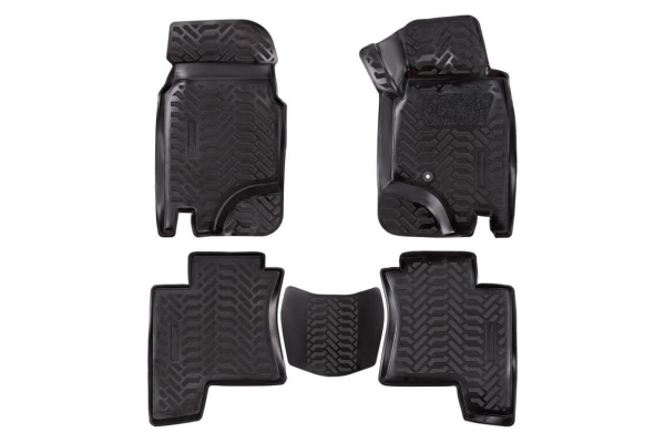 Ковры в салон Airline 3D с подпятником для Pajero II 5D 91- RHD 5 шт. ACM-PS-78