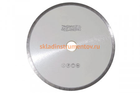 Диск алмазный сплошная кромка M/L по мрамору 400D-2.4T-7.5W-32/25.4 MESSER 01-25-400