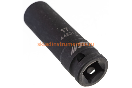 Головка торцевая 1/2” 17 12-ти гранная ударная тонкостенная L=82мм JTC 448317