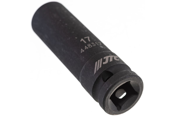 Головка торцевая 1/2” 17 12-ти гранная ударная тонкостенная L=82мм JTC 448317