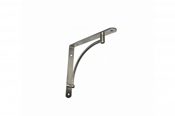 Арочный вогнутый кронштейн MFK-TORG 220х220 никель 73025 К-40