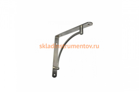Арочный вогнутый кронштейн MFK-TORG 220х220 никель 73025 К-40