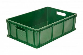 Ящик, 600x400x180 мм, зеленый Тара.ру 16418