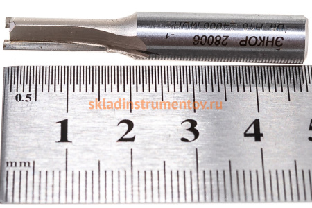 Фреза пазовая прямая (6x16 мм; хвостовик 8 мм) по ДСП Энкор 28006