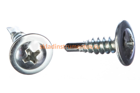 Саморезы с прессшайбой и сверлом по листовому металлу 500 шт. (4,2х16 мм; PH2) ЗУБР 4-300211-42-016