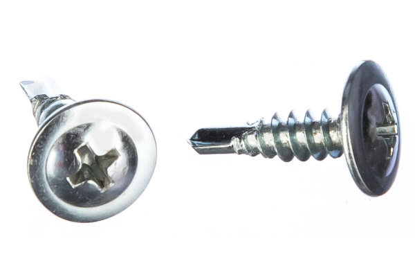 Саморезы с прессшайбой и сверлом по листовому металлу 500 шт. (4,2х16 мм; PH2) ЗУБР 4-300211-42-016