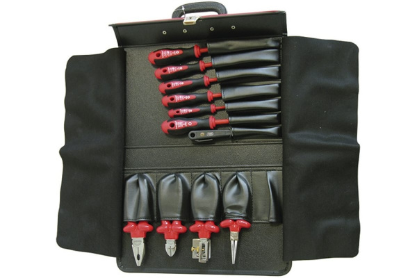 Сумка с инструментом VDE, 11 компонентов HAUPA 220130