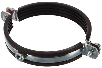 Трубный хомут с гайкой ЗУБР 4", 5штук, оцинкованный 37850-107-116