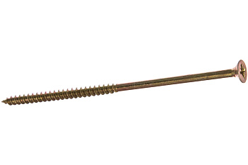 Универсальные саморезы СУ-Ж ЗУБР, 140 х 6.0 мм, 4 шт, желтый цинк, 300396-60-140