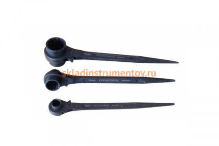 Трещоточный ступичный усиленный ключ ROCKFORCE 19х21 RF-8221921