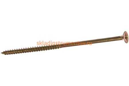 Универсальные саморезы СУ-Ж ЗУБР, 140 х 6.0 мм, 4 шт, желтый цинк, 300396-60-140