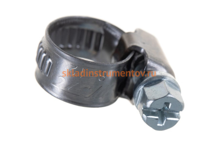 Ленточный червячный хомут 008-012мм нержавеющая сталь JTC-ZN12