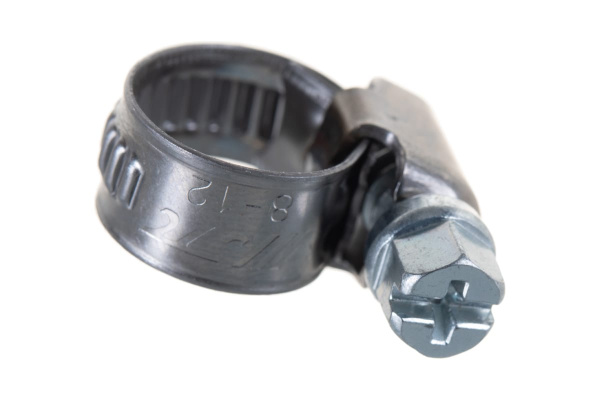 Ленточный червячный хомут 008-012мм нержавеющая сталь JTC-ZN12