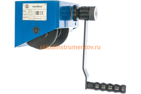 Ручная лебедка с червячным редуктором без каната EURO-LIFT VS-250 00005074 (г/п 250 кг)