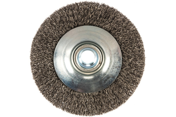 Щетка коническая с гофрированной нержавеющей проволокой Эксперт 535 (100 мм; М14*2 мм) Профоснастка 20804001