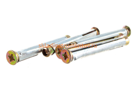 Рамный анкер ЗУБР 10 x 72 мм, 60 шт, желтопассивированный, 302232-10-072