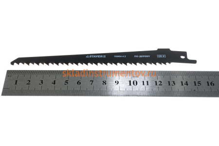 Полотно (тип S644D; Cr-V) для сабельной электроножовки STAYER 159454-4.2 Полотно (тип S644D; Cr-V) для сабельной электроножовки STAYER 159454-4.2