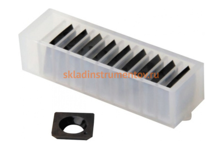 Комплект ножей HM KCR18+ (10 шт; 15x15x2.5 мм; R150) для вала helical JET 12618855