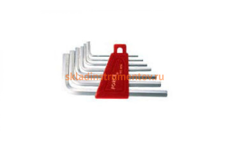 Набор Г-образных шестигранников 1,5-6 мм, 7 предметов FORCE 5076