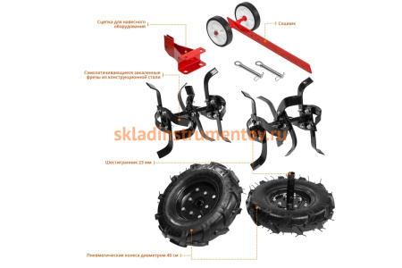 Бензиновый мотоблок ЗУБР МТБ-400 Бензиновый мотоблок ЗУБР МТБ-400