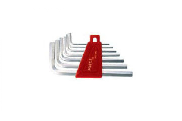 Набор Г-образных шестигранников 1,5-6 мм, 7 предметов FORCE 5076