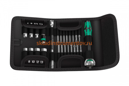 Набор бит с трещоткой 26 предметов WERA WE-051045