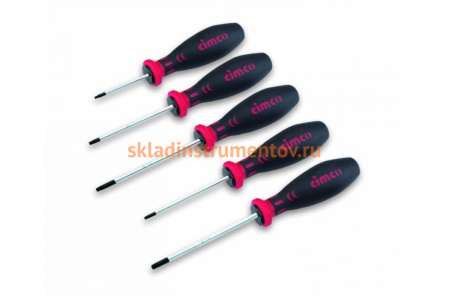 Набор неизолированных отверток TORX с отверстием CIMCO 11 7300