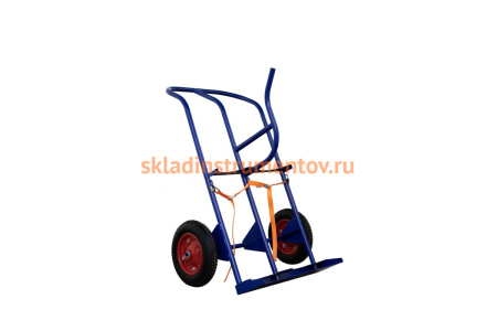 Тележка - сварочный пост RUSKLAD КП 2 У с пневматическими колёсами и системой фиксации баллонов - ремень. Тележка - сварочный пост RUSKLAD КП 2 У с пневматическими колёсами и системой фиксации баллонов - ремень.
