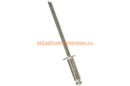 Заклепка вытяжная открытая алюминий/сталь AlMg 1.5%/St (1000 шт; 4x12 мм; Борт: Стандарт) MESSER 111114012-1000