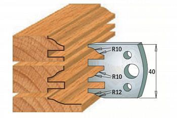 Комплект из 2-х ножей SP (40x4 мм) CMT 690.124