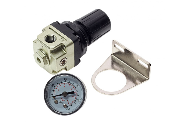 Регулятор давления воздуха 1/4" ЭВРИКА ER-AR2000-02