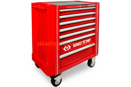 Набор инструментов в красной тележке, 204шт KING TONY 934A-100MR