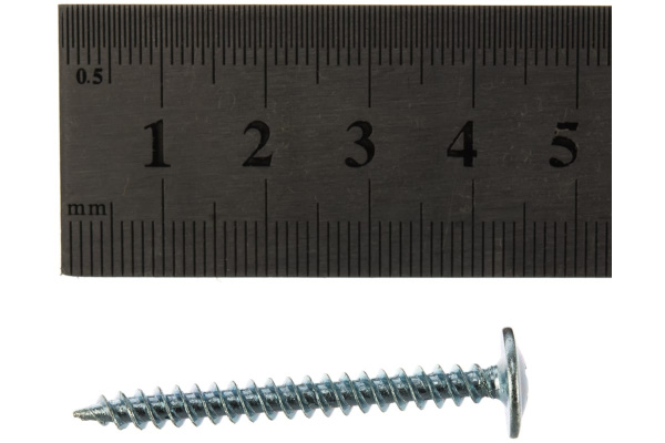 Саморезы с прессшайбой по листовому металлу до 0,9 мм Зубр PH2 4,2х41 мм 20шт 300196-42-041