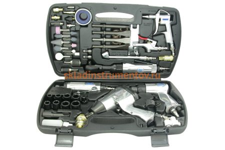 Набор: 5 пневмоинструментов + 60 аксессуаров SUMAKE ST-62 K 7318