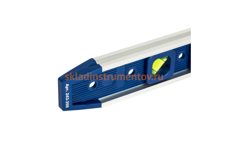 Строительный уровень КОБАЛЬТ 225 мм Торпедо 3 глазка магнитный 243-356