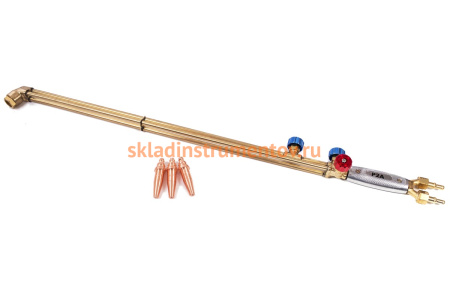 Резак (ацетиленовый, вентильный до 200 мм, L=800 мм ANM № 1,2,3) REDIUS Р2А-32-У1