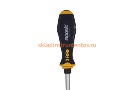 Плоская шлицевая ударная отвертка Felo Ergonic 9,0X1,6X150 45009040