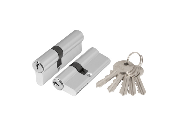 Цилиндровый механизм AJAX AX100/80 mm 35+10+35 CP хром 5 кл. 39837